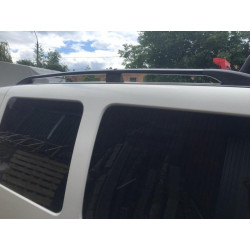 Купити Рейлінги Чорні Стандартна база, пластикові ніжки для Fiat Doblo I 2005-2010 рр