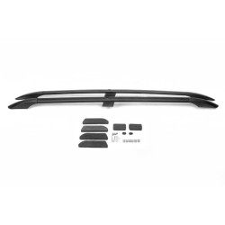 Купити Рейлінги Чорні Коротка, пластикові ніжки для Peugeot Expert 2007-2016 рр