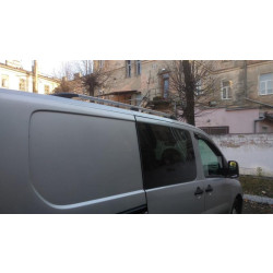 Купити Рейлінги ХРОМ Коротка, чавунні ніжки для Peugeot Expert 2007-2016 рр