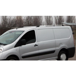 Купити Рейлінги ХРОМ Коротка, чавунні ніжки для Peugeot Expert 2007-2016 рр