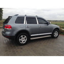 Купити Рейлінги Хром (Пласт. Ніжки) Металева ніжка для Volkswagen Touareg 2002-2010 рр