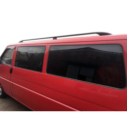 Купити Рейлінги Чорні Коротка база, Пластикові ніжки для Volkswagen T4 Caravelle/Multivan