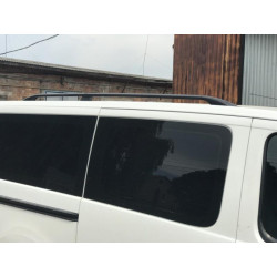 Купити Рейлінги Чорні Коротка, чавунні ніжки для Peugeot Expert 2007-2016 рр