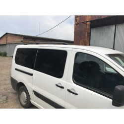 Купити Рейлінги Чорні Коротка, чавунні ніжки для Peugeot Expert 2007-2016 рр