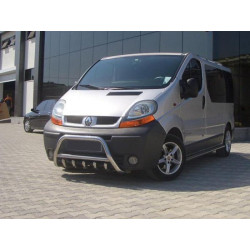 Купити Кенгурятник WT003-4 (нерж.) Без напису для Renault Trafic 2001-2015 рр
