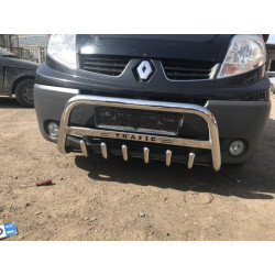 Купити Кенгурятник WT003-4 (нерж.) Без напису для Renault Trafic 2001-2015 рр
