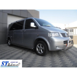 Купити Кенгурятник WT003 (нерж) 60мм, з написом для Volkswagen T5 Caravelle 2004-2010 рр