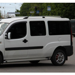 Купити Рейлінги Хром Металеві ніжки для Fiat Doblo I 2001-2005 рр