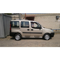 Купити Рейлінги Хром Металеві ніжки для Fiat Doblo I 2001-2005 рр