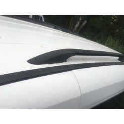 Купити Рейлінги Чорні Коротка, Чавунні ніжки для Opel Combo 2012-2018 рр