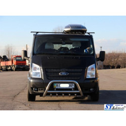 Купити Кенгурятник WT003 (2006-2014, нерж.) для Ford Transit рр