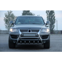 Купити Кенгурятник WT003 Special (нерж) для Volkswagen Touareg 2002-2010 рр