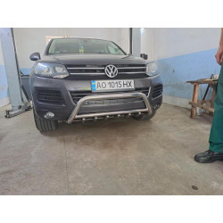 Купити Кенгурятник WT003 (нерж) для Volkswagen Touareg 2010-2018 рр
