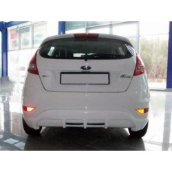Купить Накладка на задний бампер Meliset (под покраску) для Ford Fiesta 2008-2017 гг