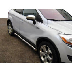 Купити Бічні труби (2 шт., Нерж.) для Ford Kuga 2008-2013 рр