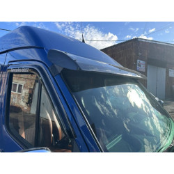 Купити Козирьок на лобове скло (чорний глянець, 5мм) для Volkswagen LT 1995-2006 рр