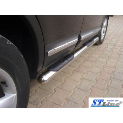 Купити Бічні труби (2 шт., нерж.) для Nissan Qashqai 2010-2014рр