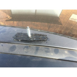 Купити Рейлінги Хром Пластикові ніжки для Nissan Qashqai 2010-2014рр