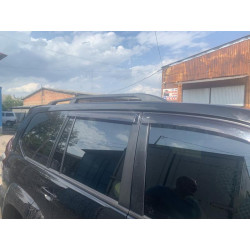 Купити Рейлінги Чорні турецькі Пластикові ніжки для Toyota Land Cruiser Prado 120