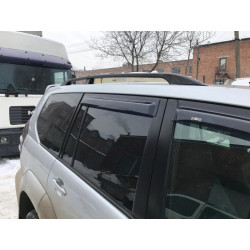 Купити Рейлінги Чорні турецькі Пластикові ніжки для Toyota Land Cruiser Prado 120