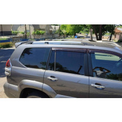 Купити Рейлінги Хром турецькі Пластикові ніжки для Toyota Land Cruiser Prado 120