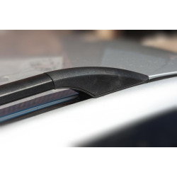 Купити Рейлінги Чорні Турецькі Коротка база, Пластикові ніжки для Toyota Rav 4 2006-2013 рр