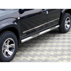 Купити Бічні труби для стандартної бази (2 шт, нерж) для Toyota Rav 4 2006-2013 рр