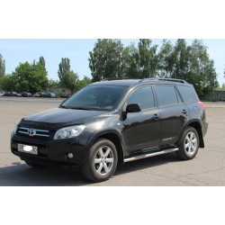 Купити Бічні труби для стандартної бази (2 шт, нерж) для Toyota Rav 4 2006-2013 рр