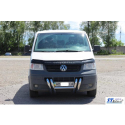 Купити Кенгурятник ST006-03 ніздрі (нерж) для Volkswagen T5 Transporter 2003-2010 рр
