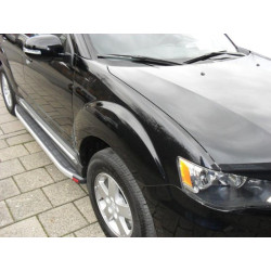 Купить Боковые пороги Fullmond (2 шт, алюм.) для Peugeot 4007