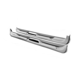 Купити Бокові пороги Sorento тип (під фарбування) для Peugeot Bipper