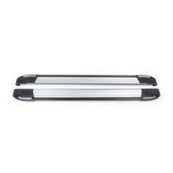 Купить Боковые пороги Rainbow (2 шт, алюм) для Toyota Rav 4 2006-2013 гг