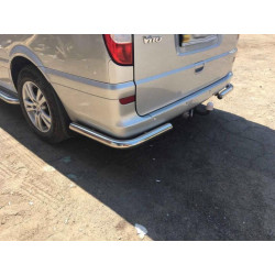 Купити Задні куточки AK003 (2 шт., нерж) Середня і довга база для Mercedes Vito W639 2004-2014 рр