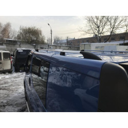 Купити Рейлінги Хром ( пласт. ніжки) Довга, Пластикові ніжки для Opel Vivaro 2001-2015 рр