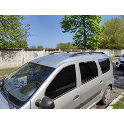 Купити Рейлінги чорні Пластикові ніжки для Renault Logan MCV 2005-2013 рр