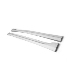 Купить Боковые пороги (под покраску) для Renault Sandero 2007-2013 гг