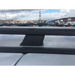 Купити рейлінги чорні Стандартна, Пластикові ніжки для Fiat Doblo II 2010-2022 рр