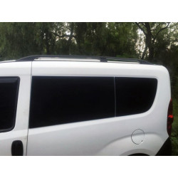 Купити рейлінги чорні Стандартна, Пластикові ніжки для Fiat Doblo II 2010-2022 рр