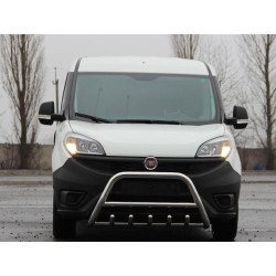 Купити Кенгурятник WT003 (нерж.) 60 мм для Fiat Doblo II 2010-2022 рр