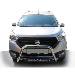 Купити Кенгурятник WT003 (нерж.) для Renault Dokker 2013-2022 рр