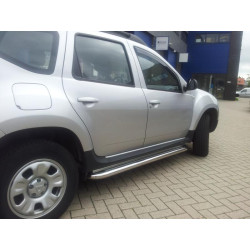 Купити Бокові пороги Premium (2 шт., нерж.) 60 мм для Renault Duster 2008-2017 рр