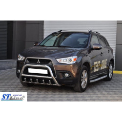 Купити Кенгурятник WT003 (нерж.) для Mitsubishi ASX 2010-2023 рр