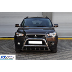 Купити Кенгурятник WT003 (нерж.) для Mitsubishi ASX 2010-2023 рр