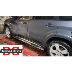 Купити Бічні труби (2 шт., нерж) для Mitsubishi Outlander 2001-2006 рр