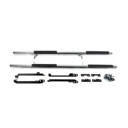 Купити Бічні труби (2014-2017, 2 шт., нерж.) для Nissan Qashqai/Rogue Sport рр