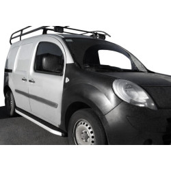 Купити Бокові пороги Fullmond (2 шт., алюм.) для Renault Kangoo 1998-2008 рр
