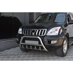 Купити Кенгурятник низький WT003 (нерж) для Toyota Land Cruiser Prado 120