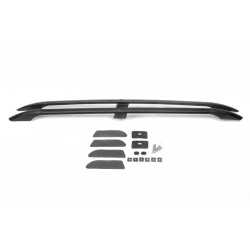 Купити Рейлінги Чорні (турецький дизайн) Металеві ніжки для Volkswagen Touareg 2002-2010 рр