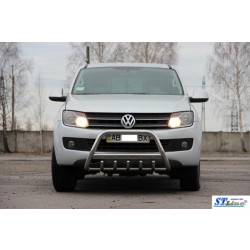 Купити Кенгурятник WT003 (нерж) для Volkswagen Amarok 2010-2022 рр