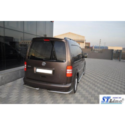 Купити Задні куточки AK003 (2 шт., нерж) для Volkswagen Caddy 2004-2010 рр